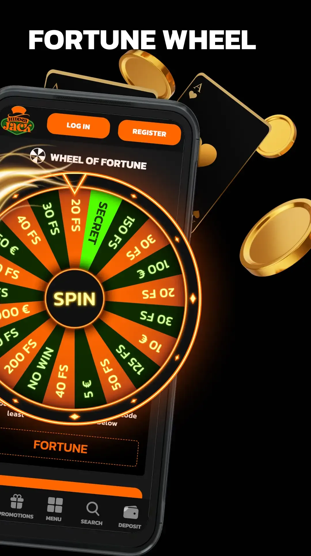 Hidden Jack App Screenshot